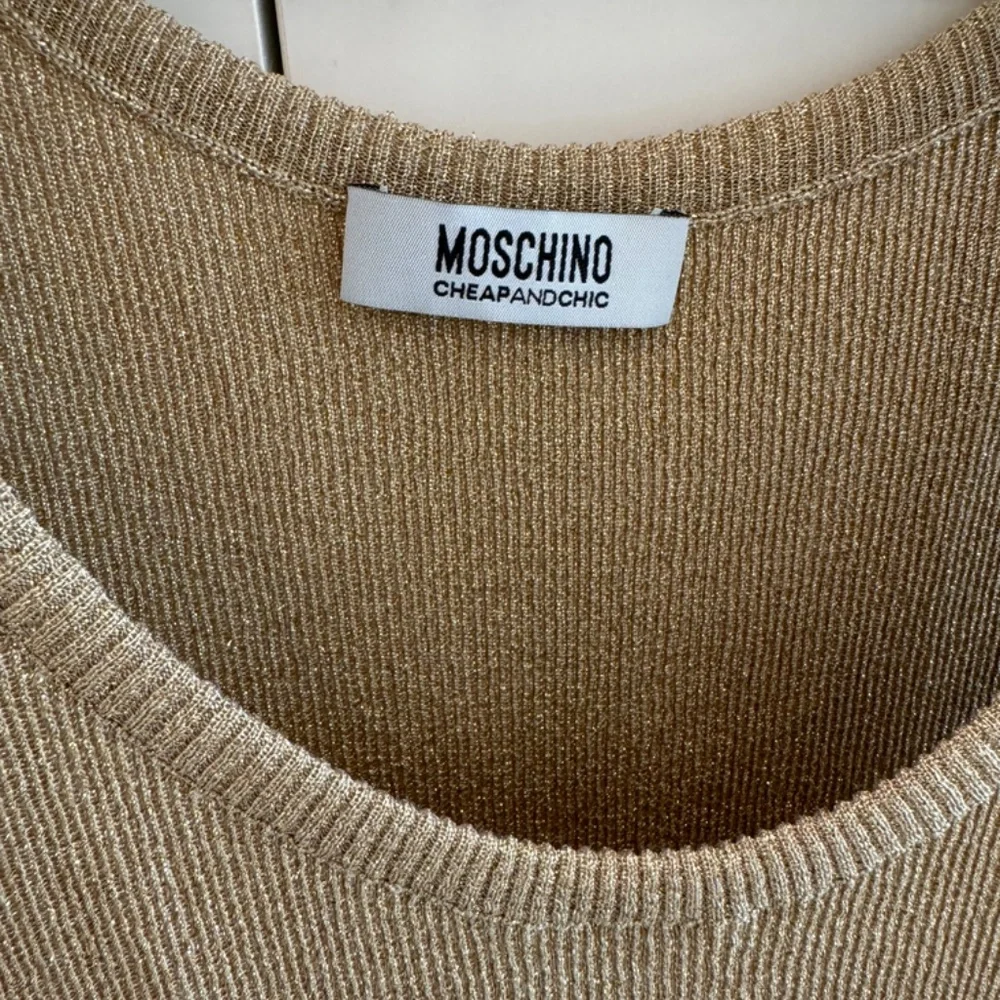 Moschino Perfect Party Dress - Gold Size 10 - Picture 8 of 14